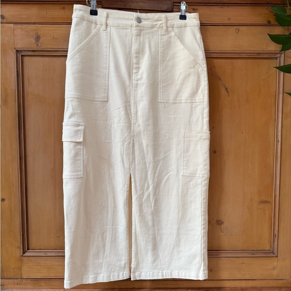 bohme Khloe Cargo Denim long Skirt - Picture 11 of 11